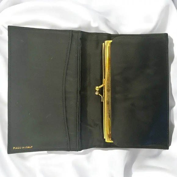 Antique French Style Scenic Kiss Lock Wallet, 18th Century Ladies, Made in Italy - Picture 3 of 4